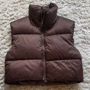 Amazon Brown Puffer Vest